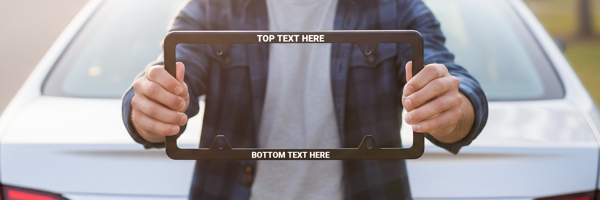 Custom License Plate Frames