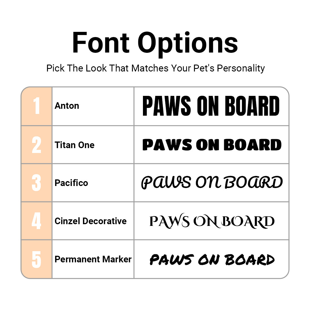 Personalized Pet Photo License Plate Frame