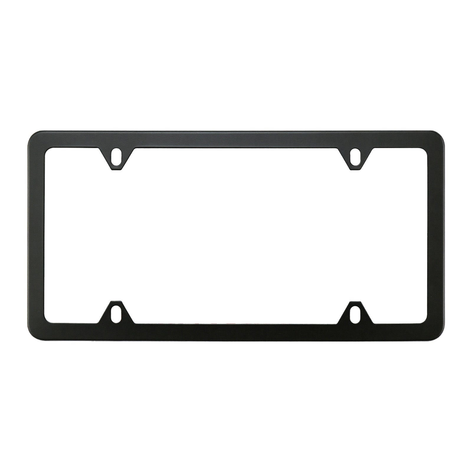 Custom Stainless Steel License Plate Frame - Personalize with Your Text & Logo